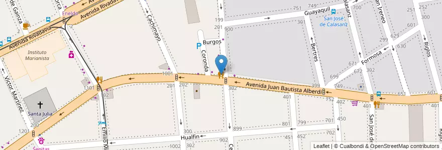 Mapa de ubicacion de La Argentinatta, Caballito en الأرجنتين, Ciudad Autónoma De Buenos Aires, Buenos Aires, Comuna 6.