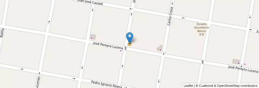 Mapa de ubicacion de La Bacha en Arjantin, Buenos Aires, Partido De Lomas De Zamora, Lomas De Zamora.