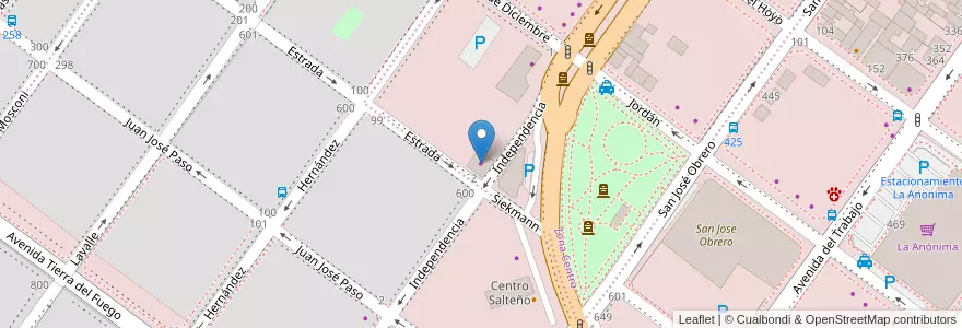Mapa de ubicacion de La Banana Feliz en Argentinië, Santa Cruz, Chili, Mercado De La Ciudad, Deseado, Caleta Olivia.