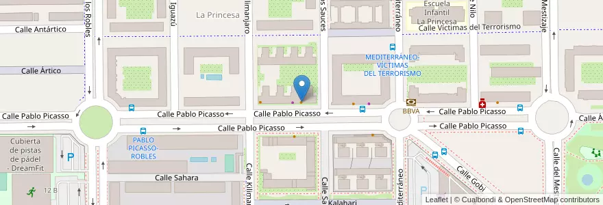 Mapa de ubicacion de La Barrita en إسبانيا, منطقة مدريد, منطقة مدريد, Área Metropolitana De Madrid Y Corredor Del Henares, Alcorcón.