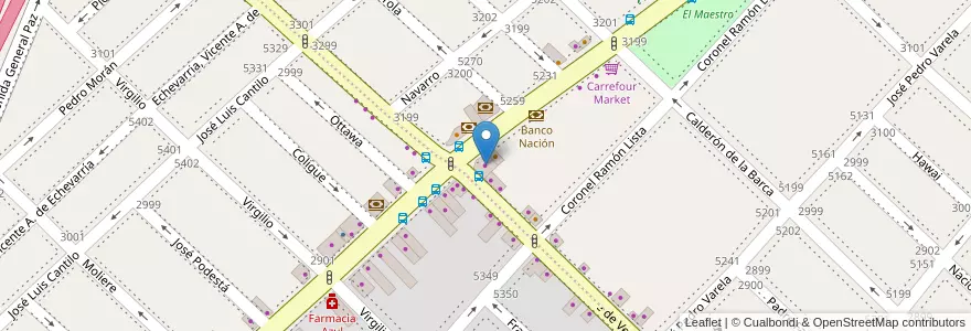 Mapa de ubicacion de La Bella Esperanza en Arjantin, Buenos Aires, Comuna 10.