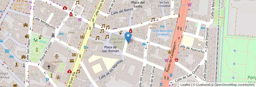 Mapa de ubicacion de La Blanca Doble en إسبانيا, قشتالة وليون, شلمنقة, دائرة شلمنقة, شلمنقة.