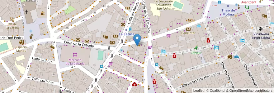 Mapa de ubicacion de la Bobia en Испания, Мадрид, Мадрид, Área Metropolitana De Madrid Y Corredor Del Henares, Мадрид.