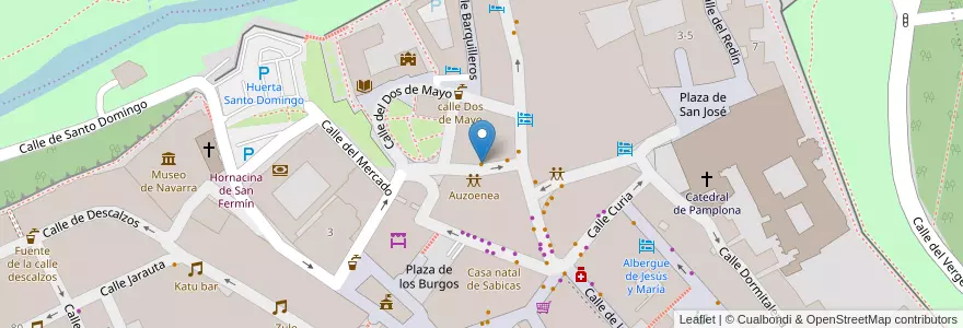 Mapa de ubicacion de La bodeguita en Испания, Наварра, Наварра, Памплона.