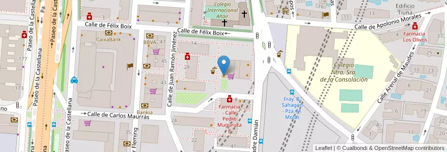 Mapa de ubicacion de La Bomba Bistrot en Sepanyol, Comunidad De Madrid, Comunidad De Madrid, Área Metropolitana De Madrid Y Corredor Del Henares, Madrid.