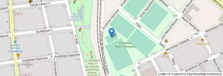Mapa de ubicacion de La Bombonerita, Boca en 阿根廷, Ciudad Autónoma De Buenos Aires, Comuna 4, 布宜诺斯艾利斯.