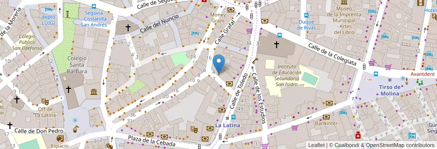 Mapa de ubicacion de La Botillería de Maxi en Испания, Мадрид, Мадрид, Área Metropolitana De Madrid Y Corredor Del Henares, Мадрид.