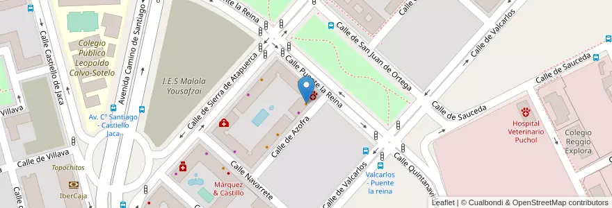 Mapa de ubicacion de La Burla de Quevedo en İspanya, Comunidad De Madrid, Comunidad De Madrid, Área Metropolitana De Madrid Y Corredor Del Henares, Madrid.