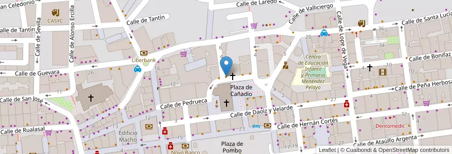 Mapa de ubicacion de La Calle en Espagne, Cantabrie, Cantabria, Santander, Santander.