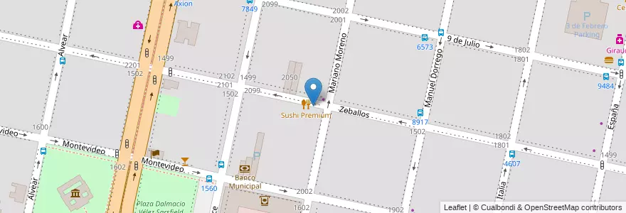 Mapa de ubicacion de La Camorra en Argentina, Santa Fe, Departamento Rosario, Municipio De Rosario, Rosario.
