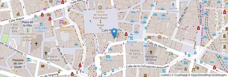 Mapa de ubicacion de La Campana en Spain, Community Of Madrid, Community Of Madrid, Área Metropolitana De Madrid Y Corredor Del Henares, Madrid.