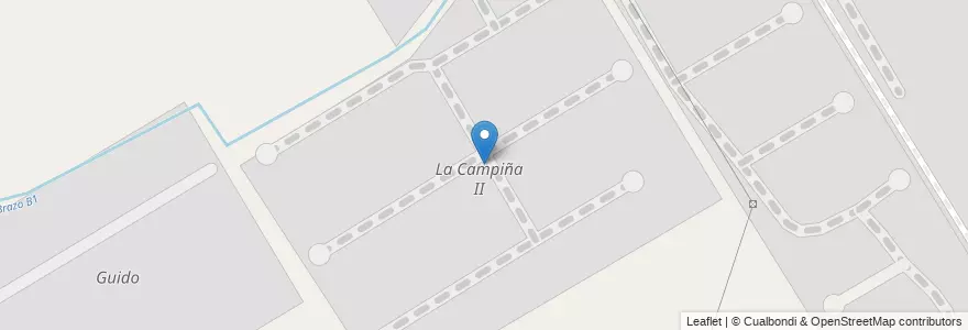 Mapa de ubicacion de La Campiña II en Argentina, Provincia Di Buenos Aires, Partido Del Pilar, Pilar.