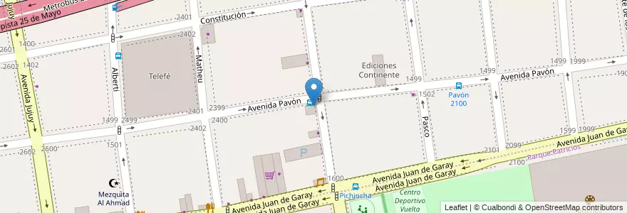 Mapa de ubicacion de La Cañada, San Cristobal en Argentinië, Ciudad Autónoma De Buenos Aires, Comuna 3, Buenos Aires.