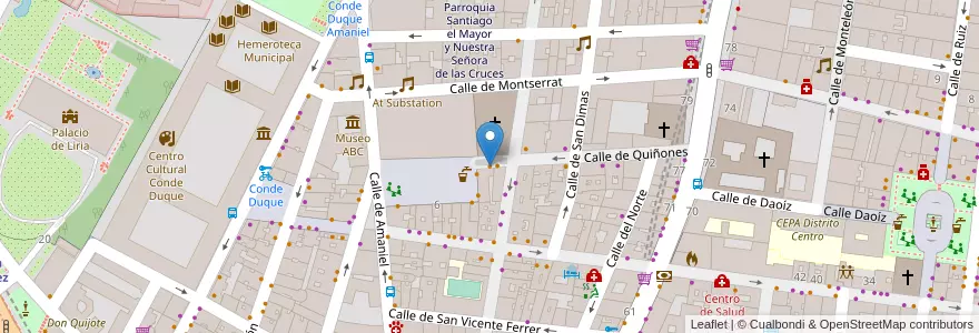 Mapa de ubicacion de La Cantina en Испания, Мадрид, Мадрид, Área Metropolitana De Madrid Y Corredor Del Henares, Мадрид.