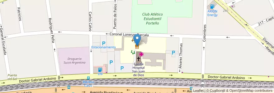 Mapa de ubicacion de La Cantina en الأرجنتين, بوينس آيرس, Partido De La Matanza, Ramos Mejía.