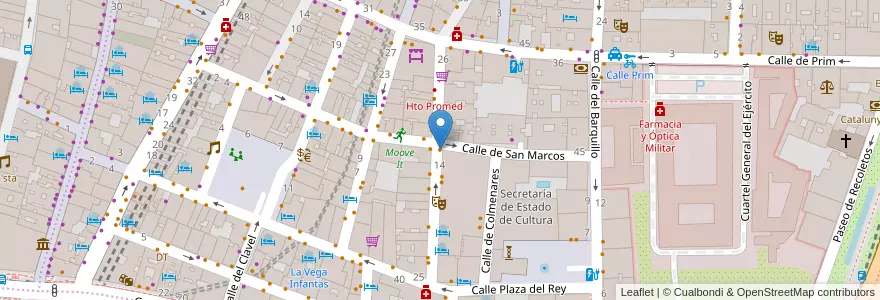 Mapa de ubicacion de La Carmencita en Испания, Мадрид, Мадрид, Área Metropolitana De Madrid Y Corredor Del Henares, Мадрид.