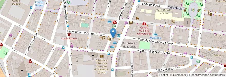 Mapa de ubicacion de La Carmencita en Испания, Мадрид, Мадрид, Área Metropolitana De Madrid Y Corredor Del Henares, Мадрид.
