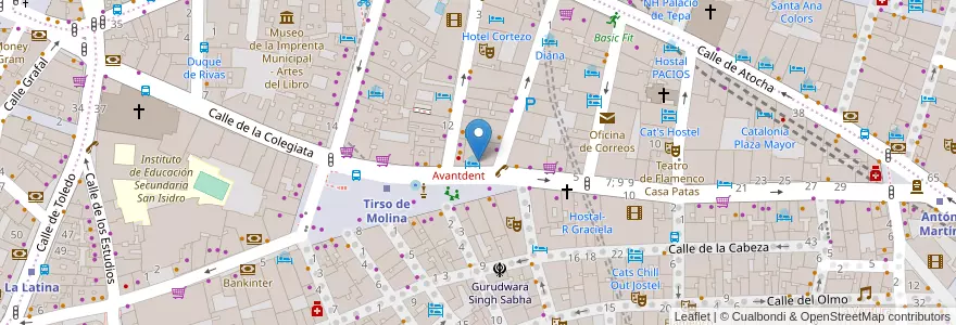Mapa de ubicacion de La Carpa en スペイン, マドリード州, Comunidad De Madrid, Área Metropolitana De Madrid Y Corredor Del Henares, Madrid.