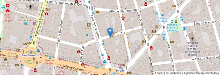 Mapa de ubicacion de La Casa de la Tortilla en Spagna, Comunidad De Madrid, Comunidad De Madrid, Área Metropolitana De Madrid Y Corredor Del Henares, Madrid.
