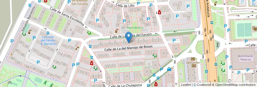 Mapa de ubicacion de La Casa de los Hermanitos en إسبانيا, منطقة مدريد, منطقة مدريد, Área Metropolitana De Madrid Y Corredor Del Henares, مدريد.