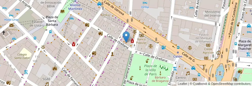 Mapa de ubicacion de La casa de Manolo en スペイン, マドリード州, Comunidad De Madrid, Área Metropolitana De Madrid Y Corredor Del Henares, Madrid.