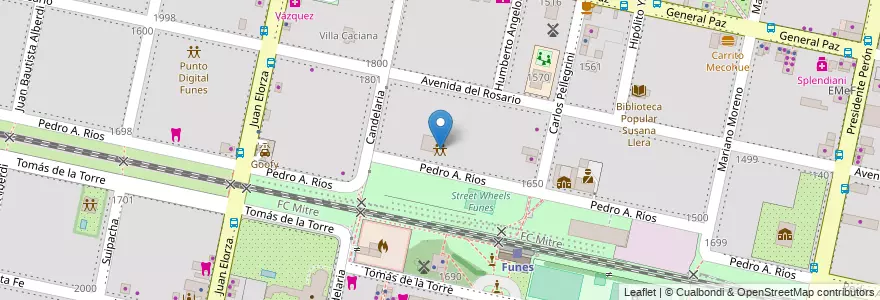 Mapa de ubicacion de La Casa de María Santísima en Argentina, Santa Fe, Departamento Rosario, Municipio De Funes, Funes.