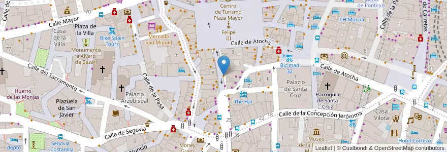 Mapa de ubicacion de La Casa del Abuelo en Spain, Community Of Madrid, Community Of Madrid, Área Metropolitana De Madrid Y Corredor Del Henares, Madrid.