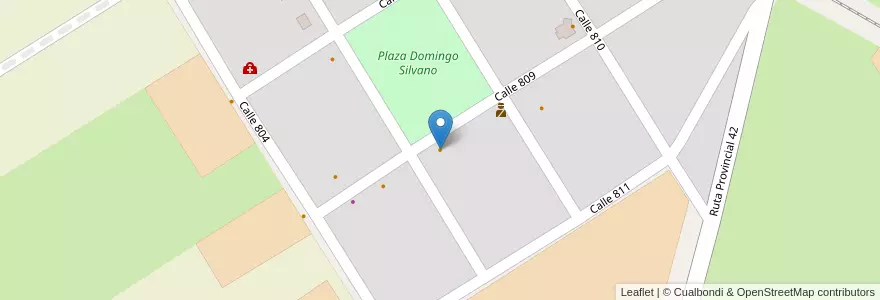 Mapa de ubicacion de La Casona en Arjantin, Buenos Aires, Partido De Mercedes.