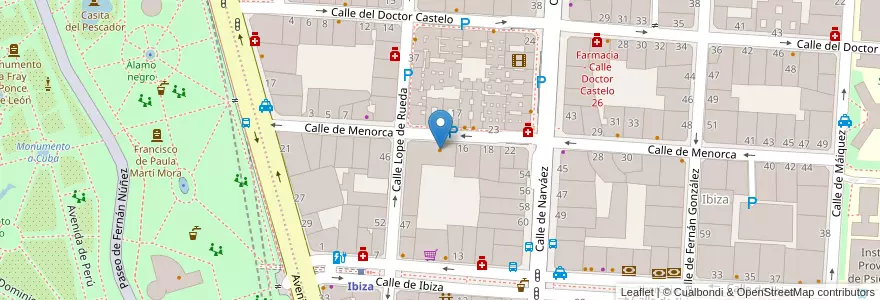 Mapa de ubicacion de La Catapa en Испания, Мадрид, Мадрид, Área Metropolitana De Madrid Y Corredor Del Henares, Мадрид.