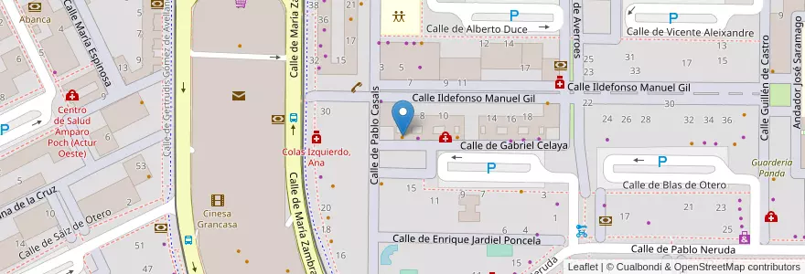 Mapa de ubicacion de La Cava en إسبانيا, أرغون, سرقسطة, Zaragoza, سرقسطة.