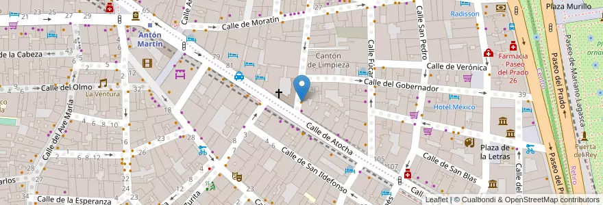 Mapa de ubicacion de La Cazuelita en Испания, Мадрид, Мадрид, Área Metropolitana De Madrid Y Corredor Del Henares, Мадрид.