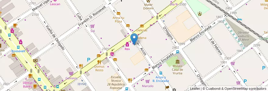 Mapa de ubicacion de La Celestina, Belgrano en الأرجنتين, Ciudad Autónoma De Buenos Aires, Buenos Aires, Comuna 13.