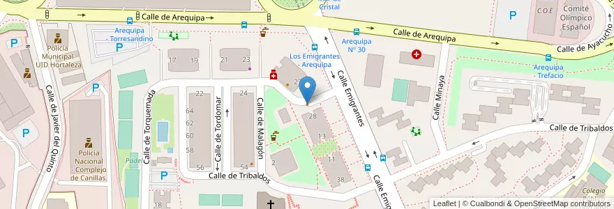 Mapa de ubicacion de La Cepa de Oro en スペイン, マドリード州, Comunidad De Madrid, Área Metropolitana De Madrid Y Corredor Del Henares, Madrid.
