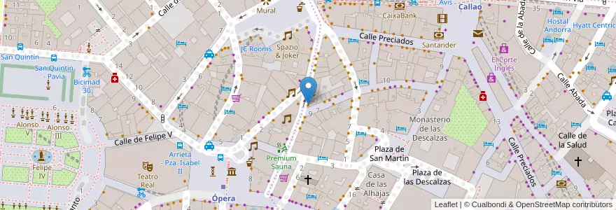 Mapa de ubicacion de La Cervecería Deportiva en Испания, Мадрид, Мадрид, Área Metropolitana De Madrid Y Corredor Del Henares, Мадрид.