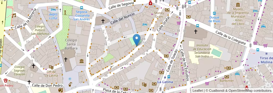 Mapa de ubicacion de La Chata en Испания, Мадрид, Мадрид, Área Metropolitana De Madrid Y Corredor Del Henares, Мадрид.