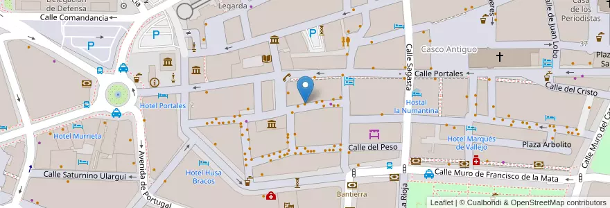 Mapa de ubicacion de La Chatilla en Испания, Риоха, Риоха, Логронья.