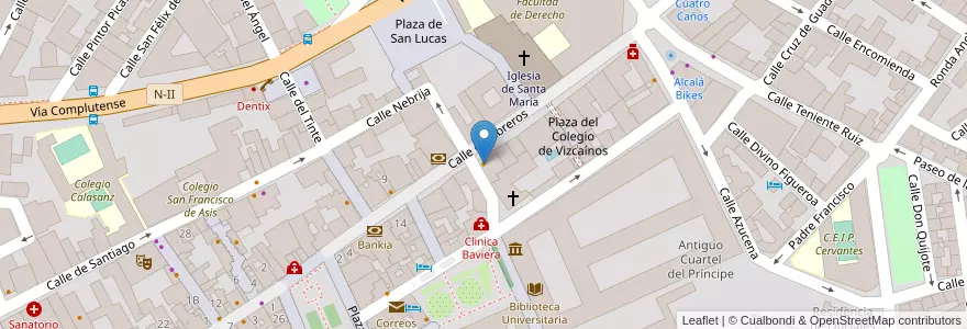 Mapa de ubicacion de La Chelinda Alcalá en Spanien, Autonome Gemeinschaft Madrid, Autonome Gemeinschaft Madrid, Área Metropolitana De Madrid Y Corredor Del Henares, Alcalá De Henares.