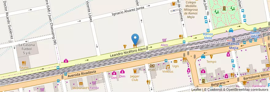 Mapa de ubicacion de La Chicha en Arjantin, Buenos Aires, Partido De La Matanza, Ramos Mejía.