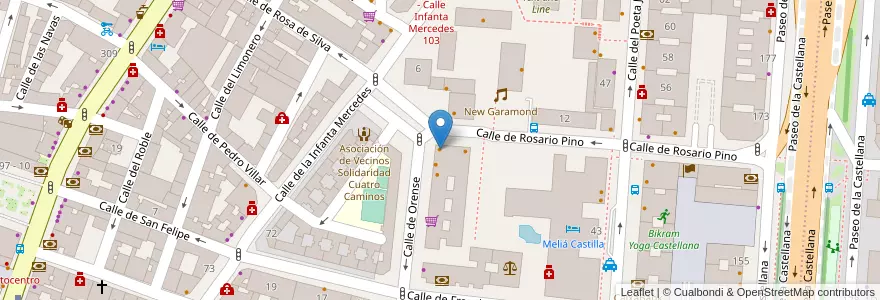 Mapa de ubicacion de La Chimenea en Spanien, Autonome Gemeinschaft Madrid, Autonome Gemeinschaft Madrid, Área Metropolitana De Madrid Y Corredor Del Henares, Madrid.