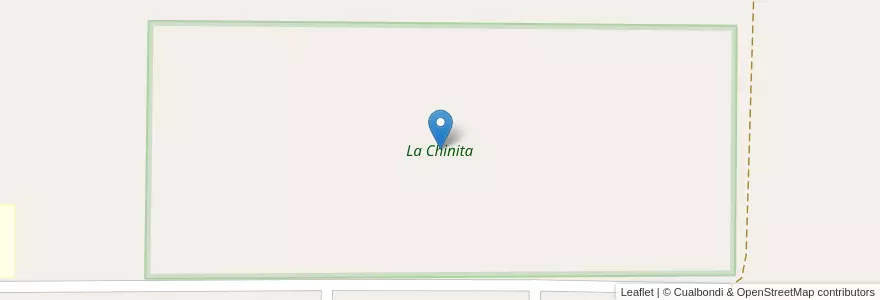 Mapa de ubicacion de La Chinita en アルゼンチン, エントレ・リオス州, Departamento Villaguay, Distrito Lucas Al Sud, Villaguay.