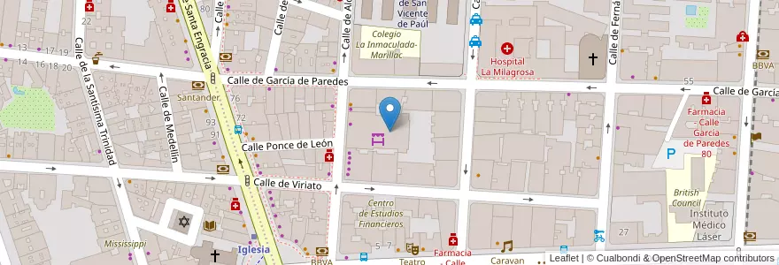 Mapa de ubicacion de La Chispería en 西班牙, Comunidad De Madrid, Comunidad De Madrid, Área Metropolitana De Madrid Y Corredor Del Henares, Madrid.