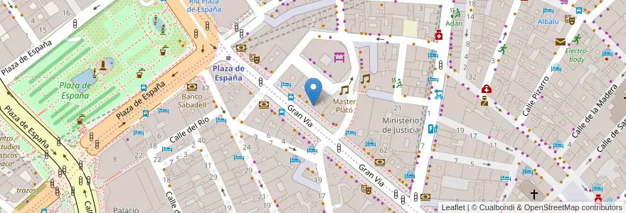 Mapa de ubicacion de La Chocita del Loro en 스페인, Comunidad De Madrid, Comunidad De Madrid, Área Metropolitana De Madrid Y Corredor Del Henares, 마드리드.