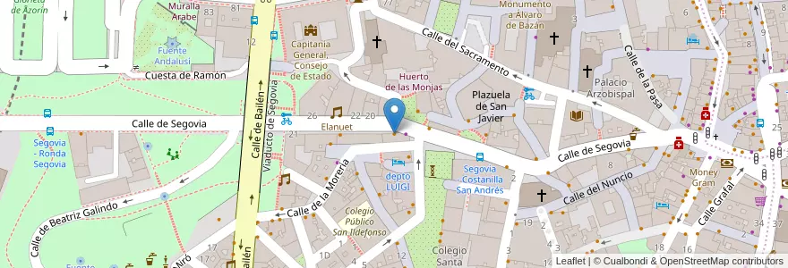Mapa de ubicacion de La Choza Náutica en إسبانيا, منطقة مدريد, منطقة مدريد, Área Metropolitana De Madrid Y Corredor Del Henares, مدريد.