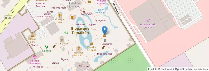 Mapa de ubicacion de La Chumbeada en アルゼンチン, ブエノスアイレス州, Partido De Escobar, Belén De Escobar.