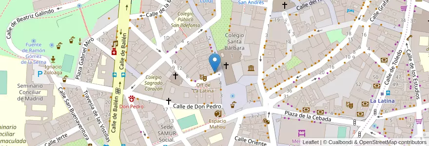 Mapa de ubicacion de La Chusquery en Sepanyol, Comunidad De Madrid, Comunidad De Madrid, Área Metropolitana De Madrid Y Corredor Del Henares, Madrid.