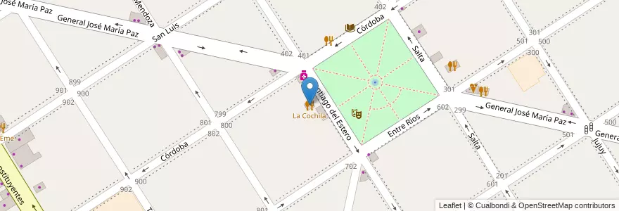 Mapa de ubicacion de La Cochila en Argentinië, Buenos Aires, Partido De Tigre, General Pacheco.