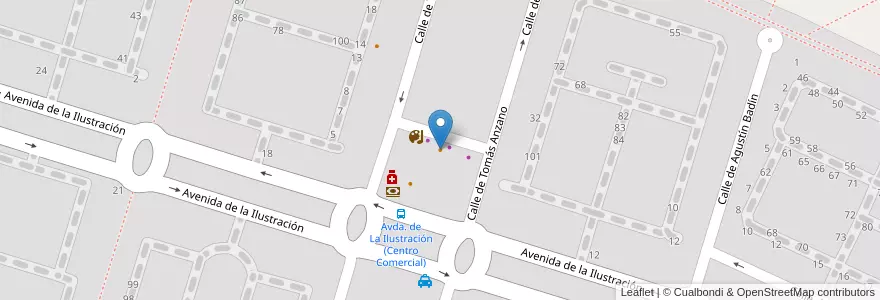 Mapa de ubicacion de La Cocina de Montecanal en إسبانيا, أرغون, سرقسطة, Zaragoza, سرقسطة.
