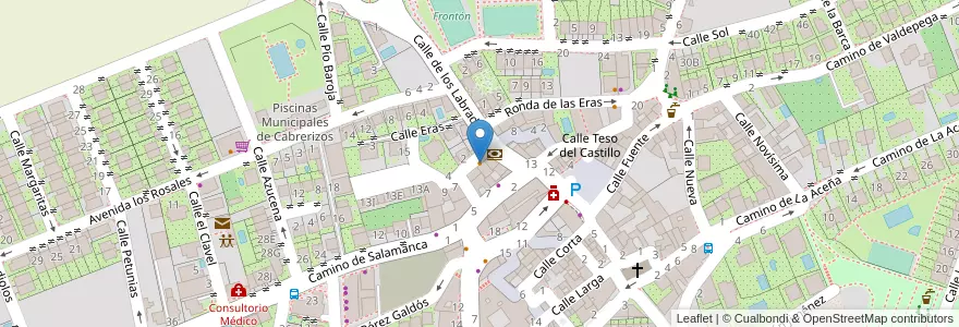 Mapa de ubicacion de La Cocina Vieja en Espanha, Castela E Leão, Salamanca, La Armuña, Cabrerizos.