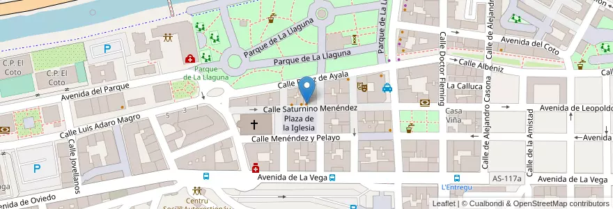 Mapa de ubicacion de La coctelera de May en España, Asturias / Asturies, Asturias / Asturies, Samartín Del Rei Aurelio.