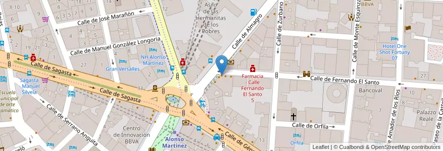Mapa de ubicacion de La Copita en Sepanyol, Comunidad De Madrid, Comunidad De Madrid, Área Metropolitana De Madrid Y Corredor Del Henares, Madrid.